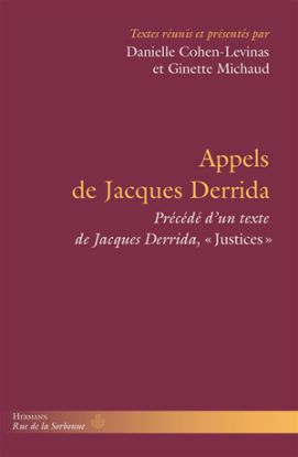 Image de Justices. Appels de Jacques Derrida